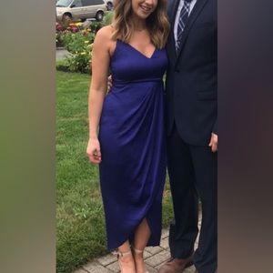 Express Blue Midi Dress